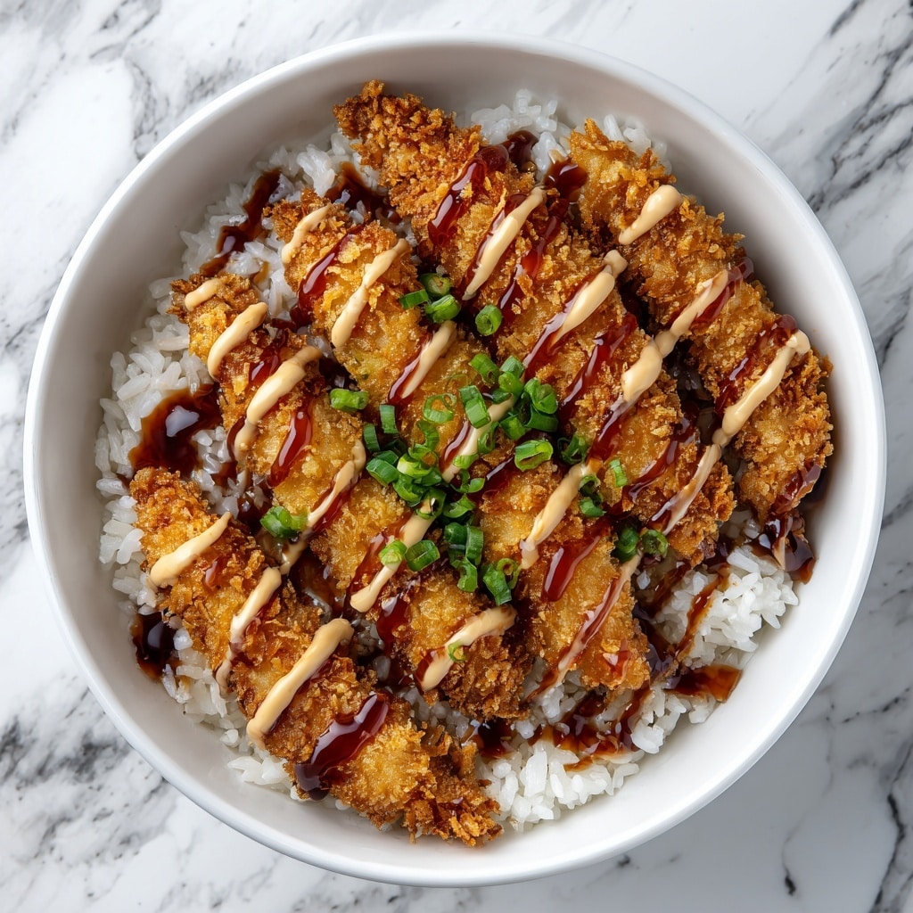 Japanese Katsu Bowls with Tonkatsu Sauce Recipe - Recipe Image