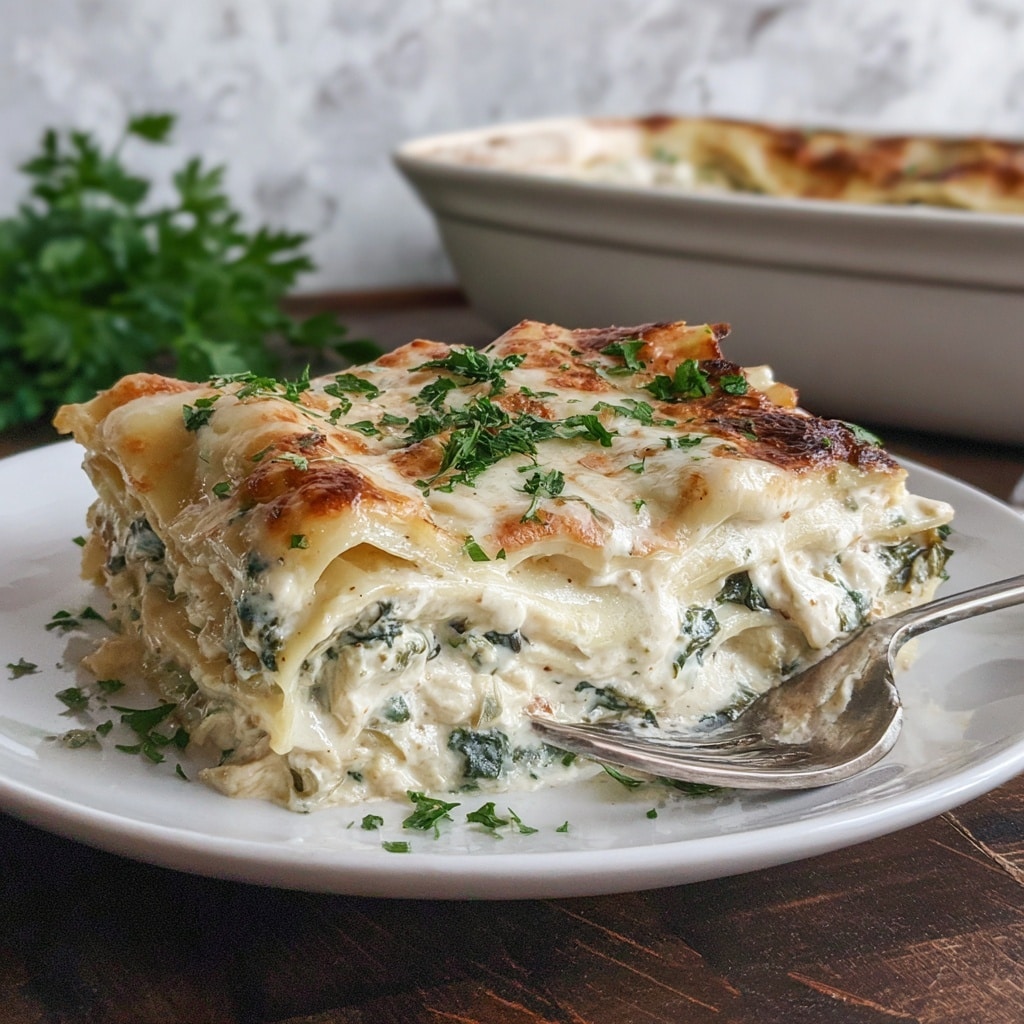 Springtime White Lasagna Recipe - Recipe Image