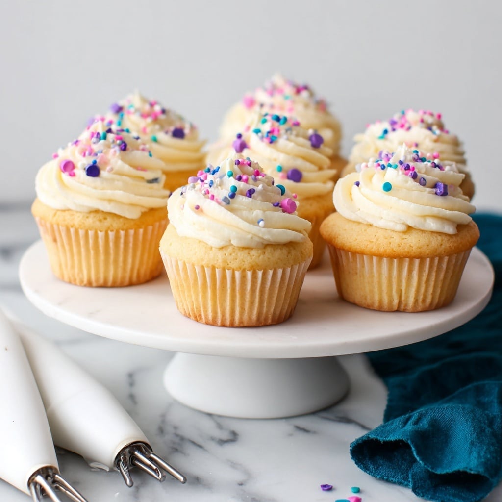 Homemade Vanilla Cupcakes Recipe - Recipe Image