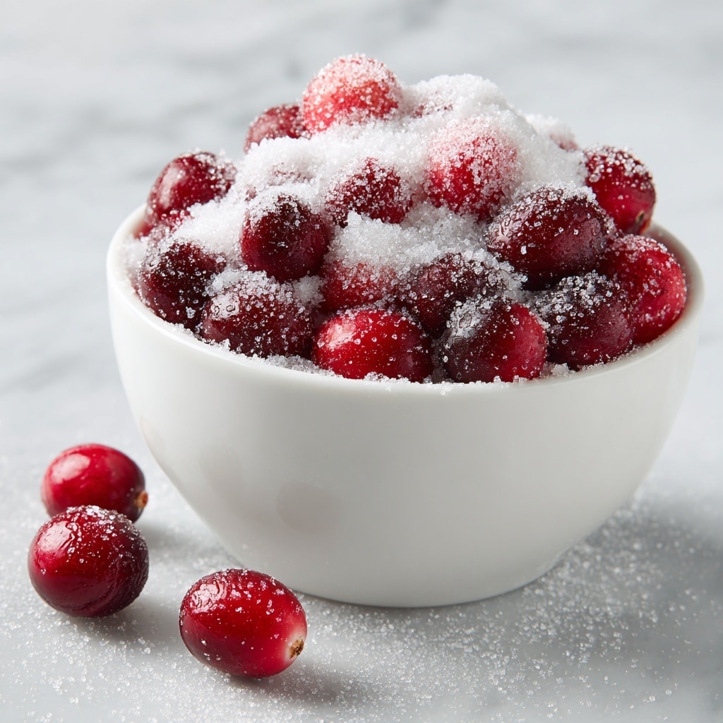 Orange Vanilla Candied Cranberries Recipe - Recipe Image