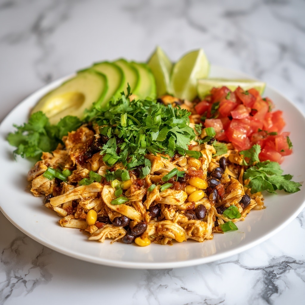 Crockpot Fiesta Chicken Recipe - Recipe Image