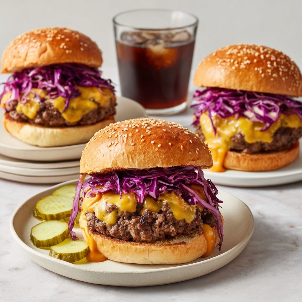 Burgers with Pimento Cheese Recipe - Recipe Image