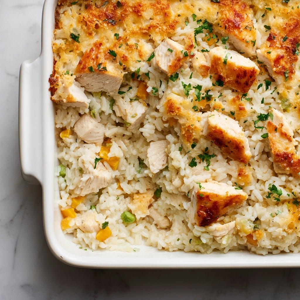 Easy Chicken and Rice Casserole Recipe - Recipe Image