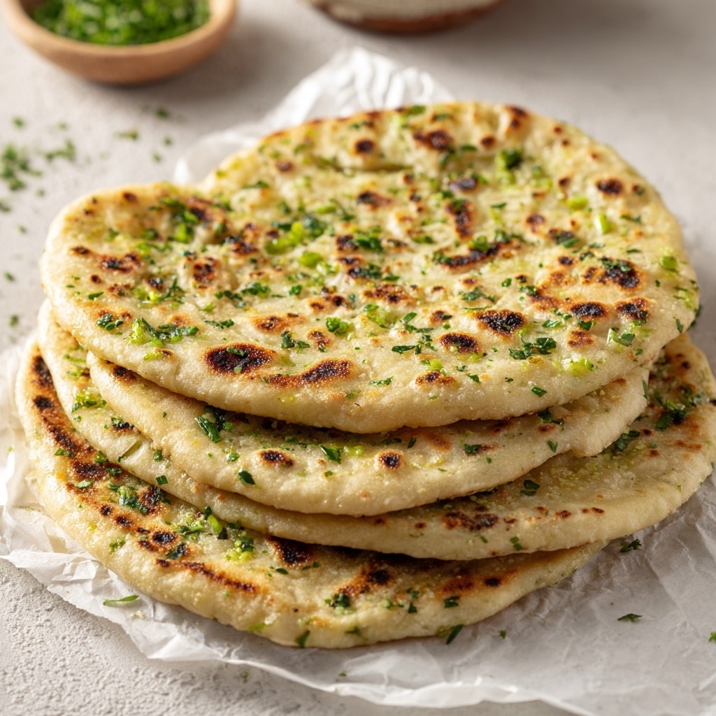Garlic Naan Bread Recipe - Recipe Image