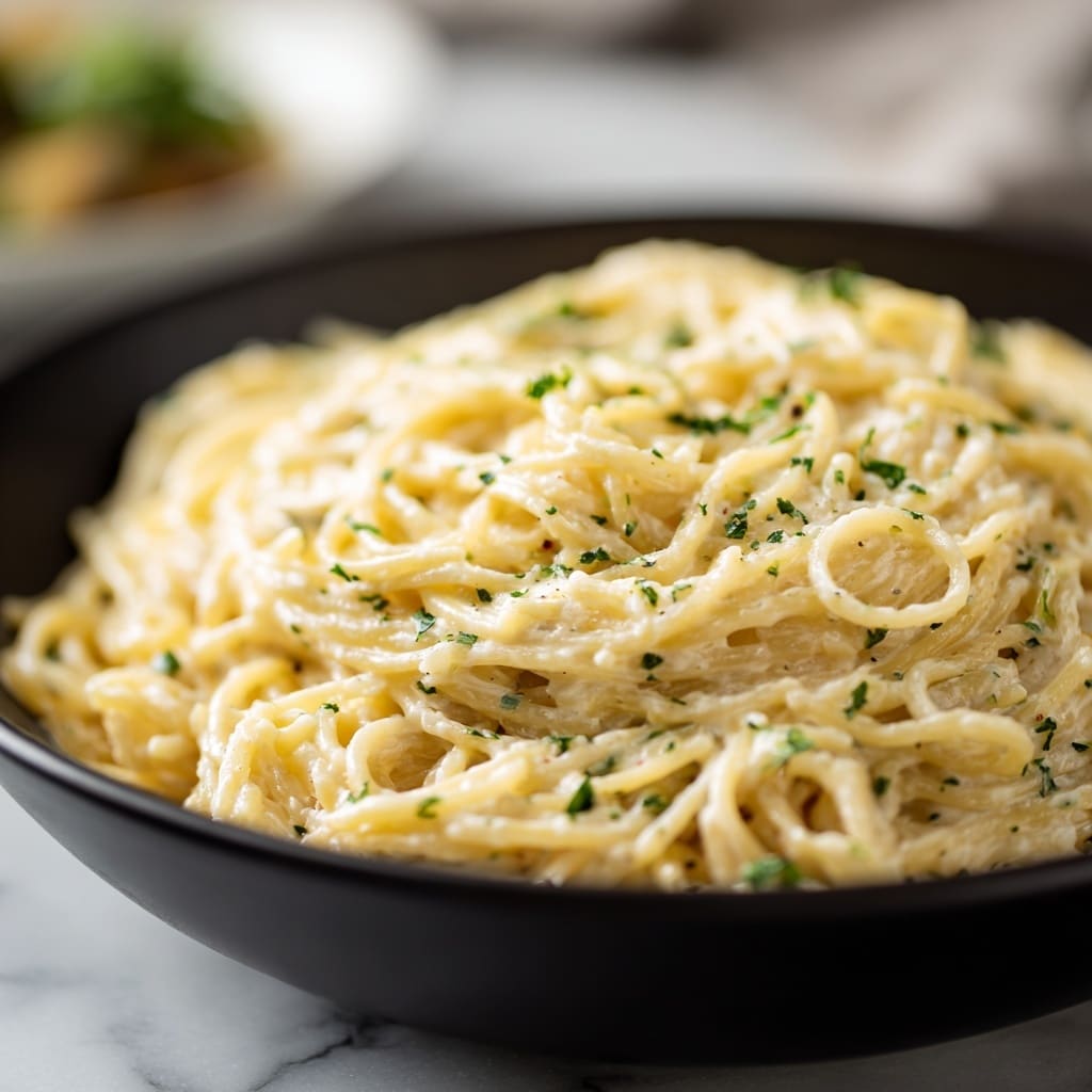 Creamy Parmesan Garlic Noodles Recipe - Recipe Image