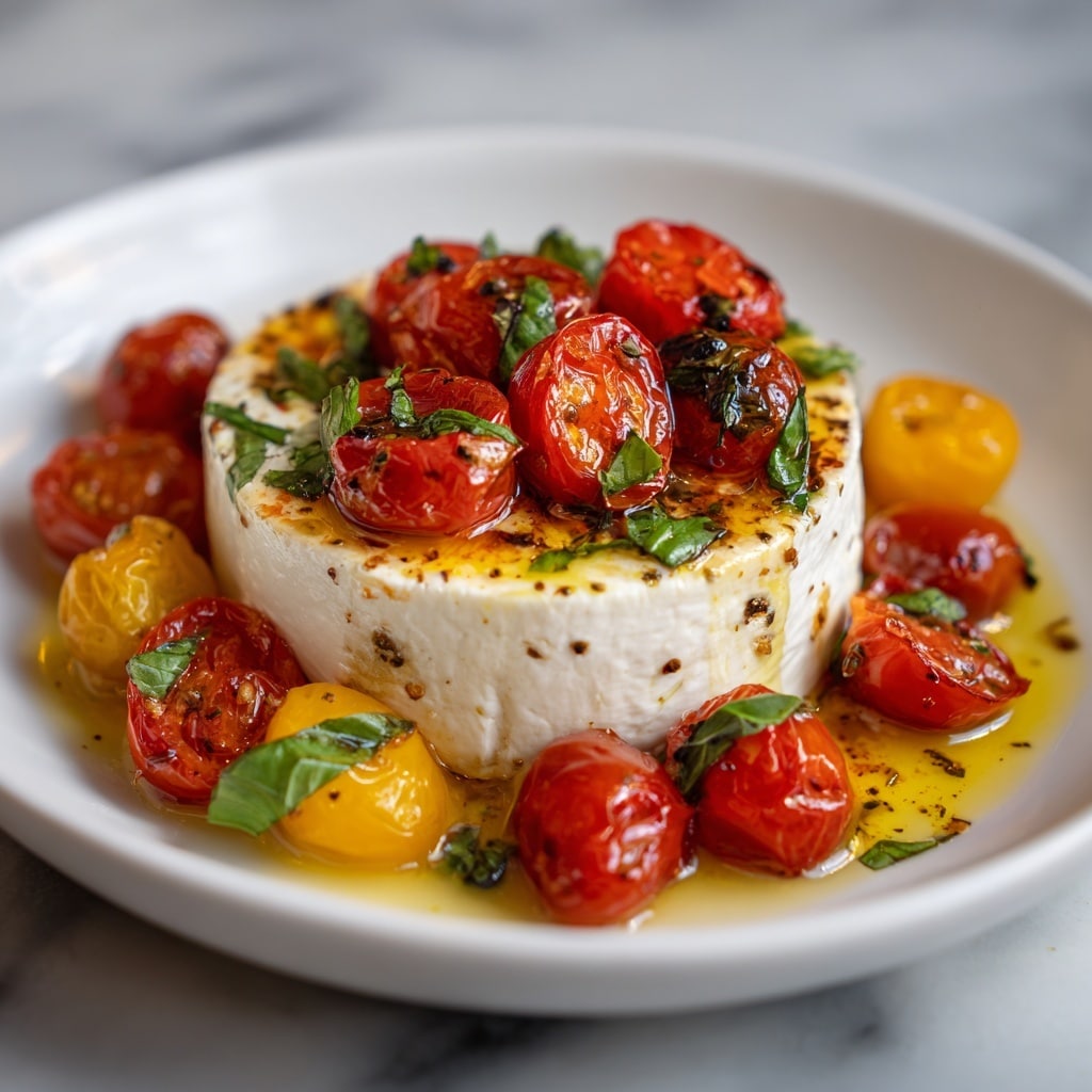 Burrata & Oven Roasted Tomato Salad Recipe - Recipe Image