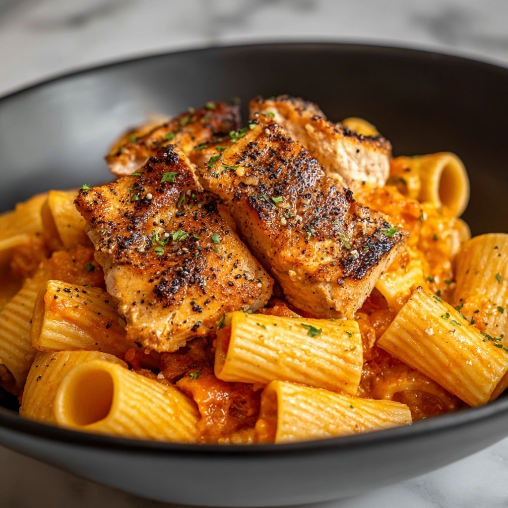 Honey Pepper Chicken Panini Pasta Recipe - Recipe Image