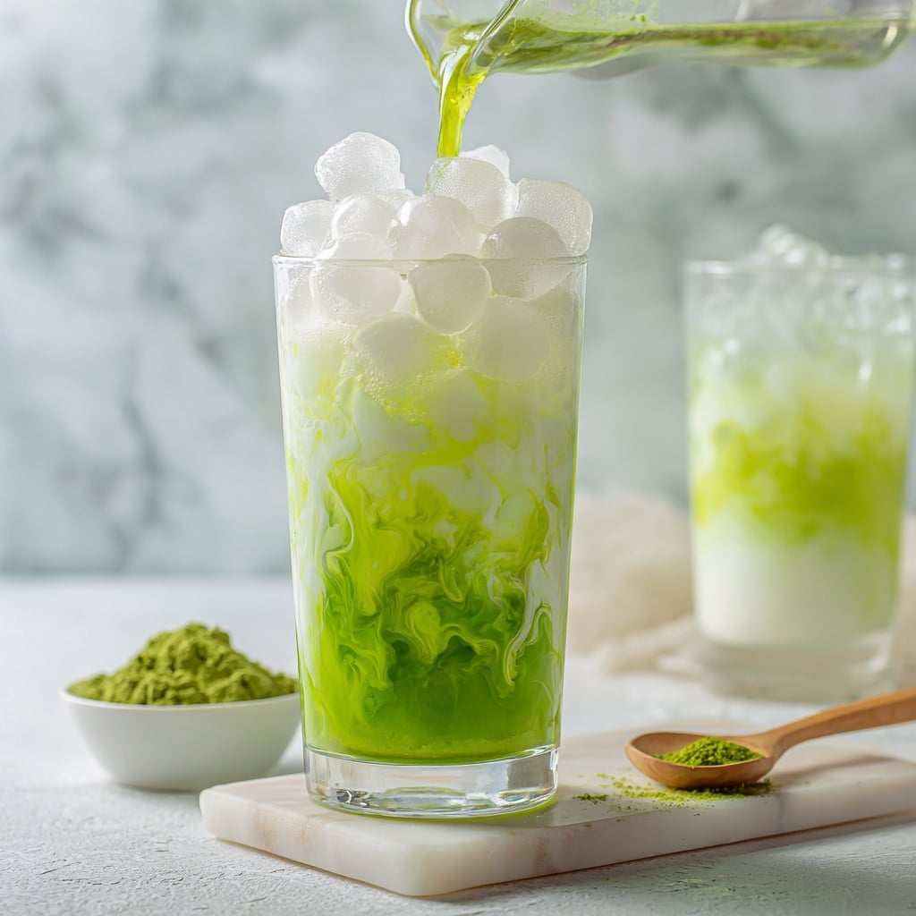 Iced Matcha Latte Recipe - Recipe Image