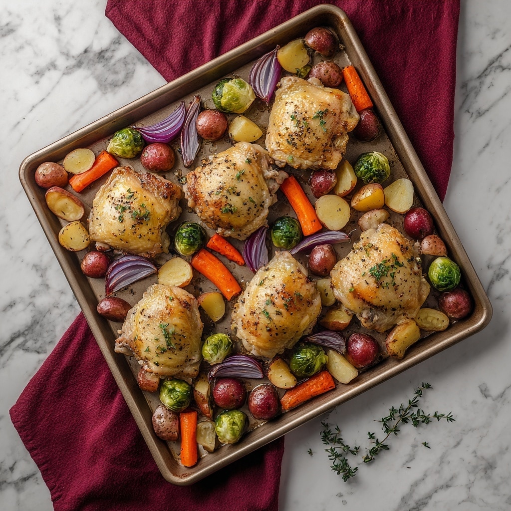 One-Pan Herb Roasted Vegetables & Chicken Recipe - Recipe Image