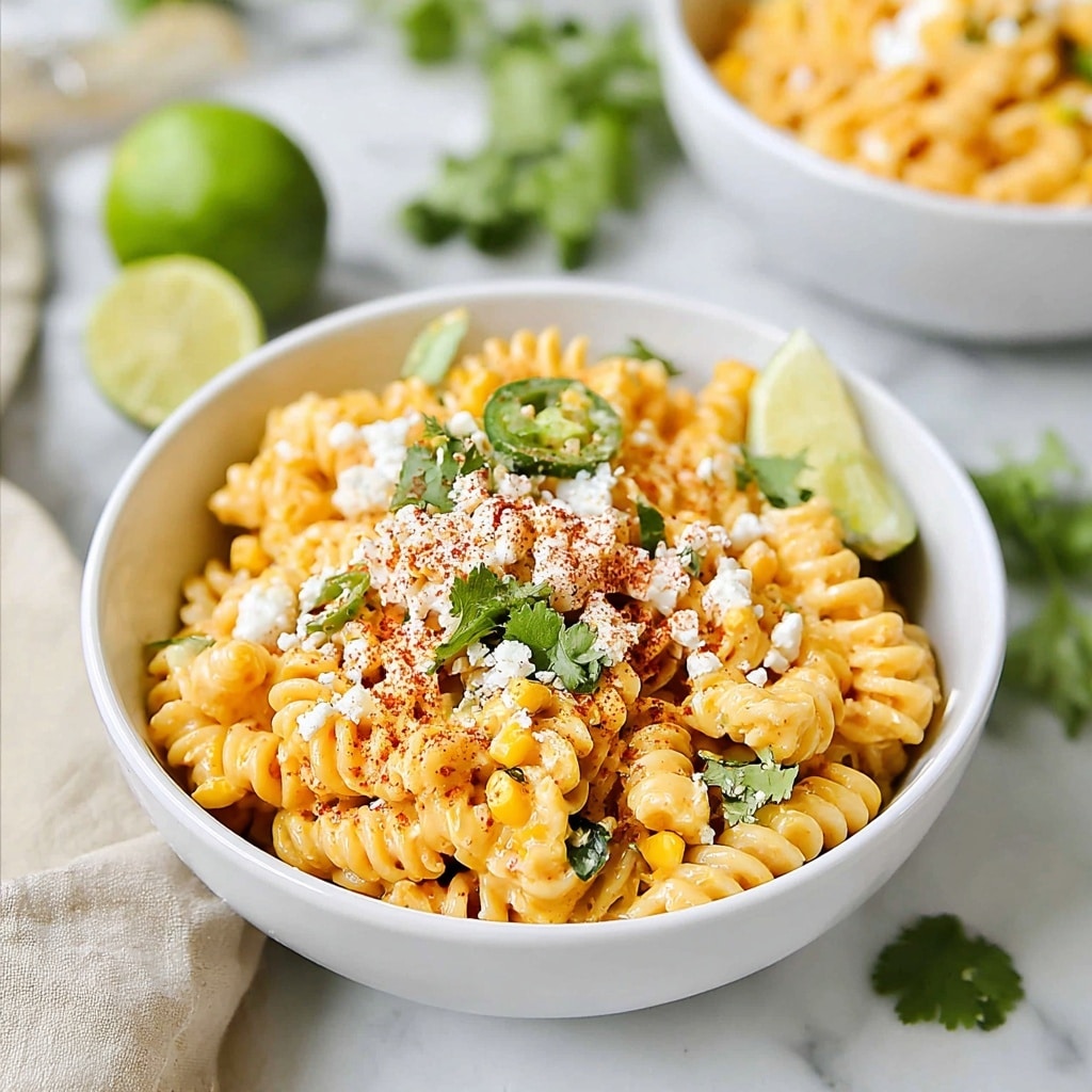 Mexican Street Corn Pasta Salad Recipe - Recipe Image