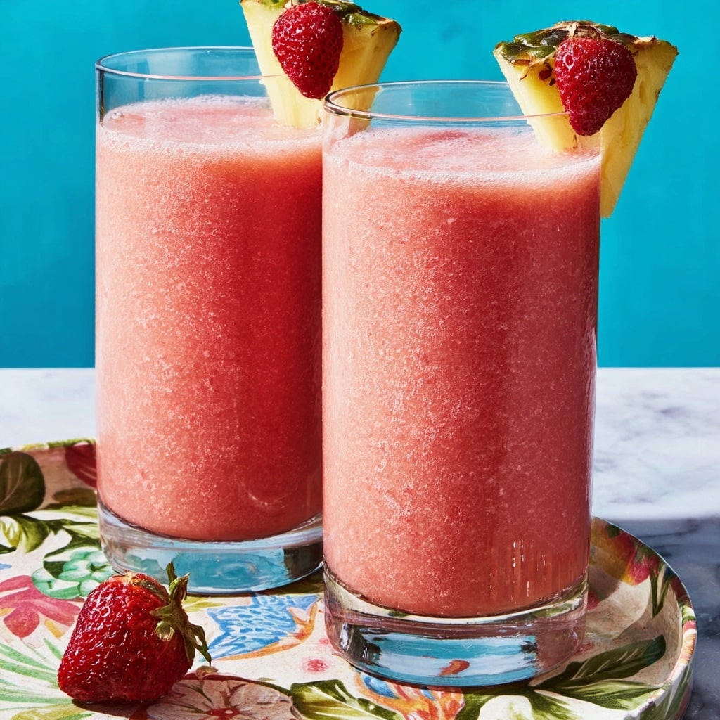 Strawberry Piña Colada Smoothie Recipe - Recipe Image