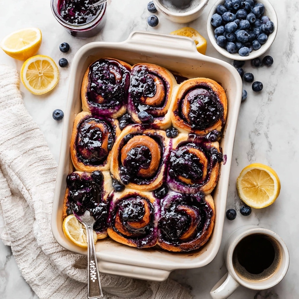 Blueberry Cinnamon Rolls Recipe - Recipe Image