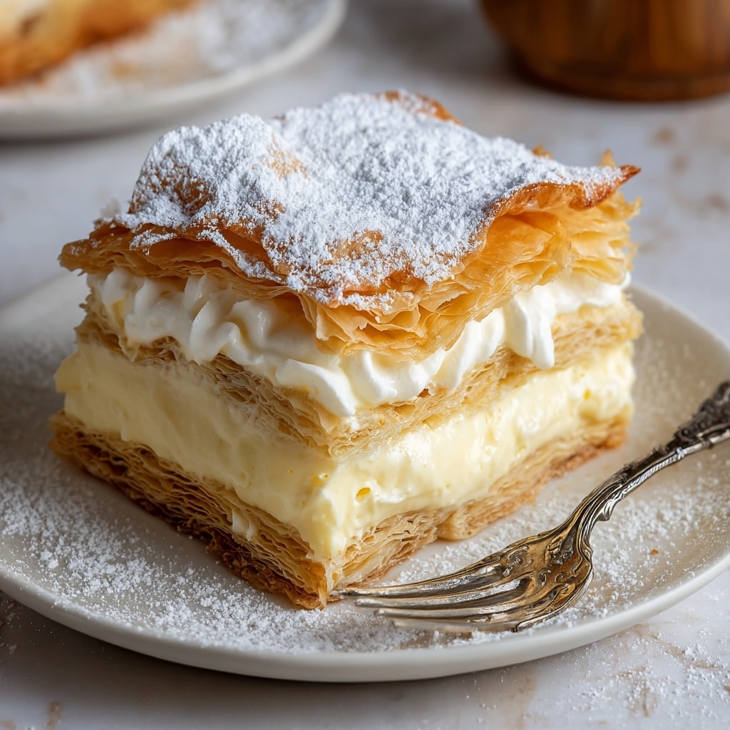 Karpatka Cake (Polish Carpathian Cream Cake) Recipe - Recipe Image