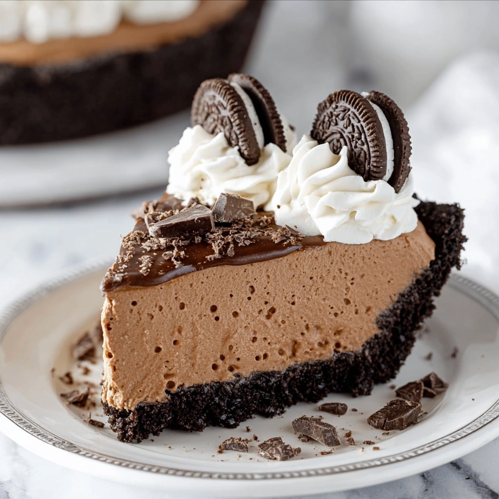 No Bake Chocolate Cheesecake Recipe - Recipe Image