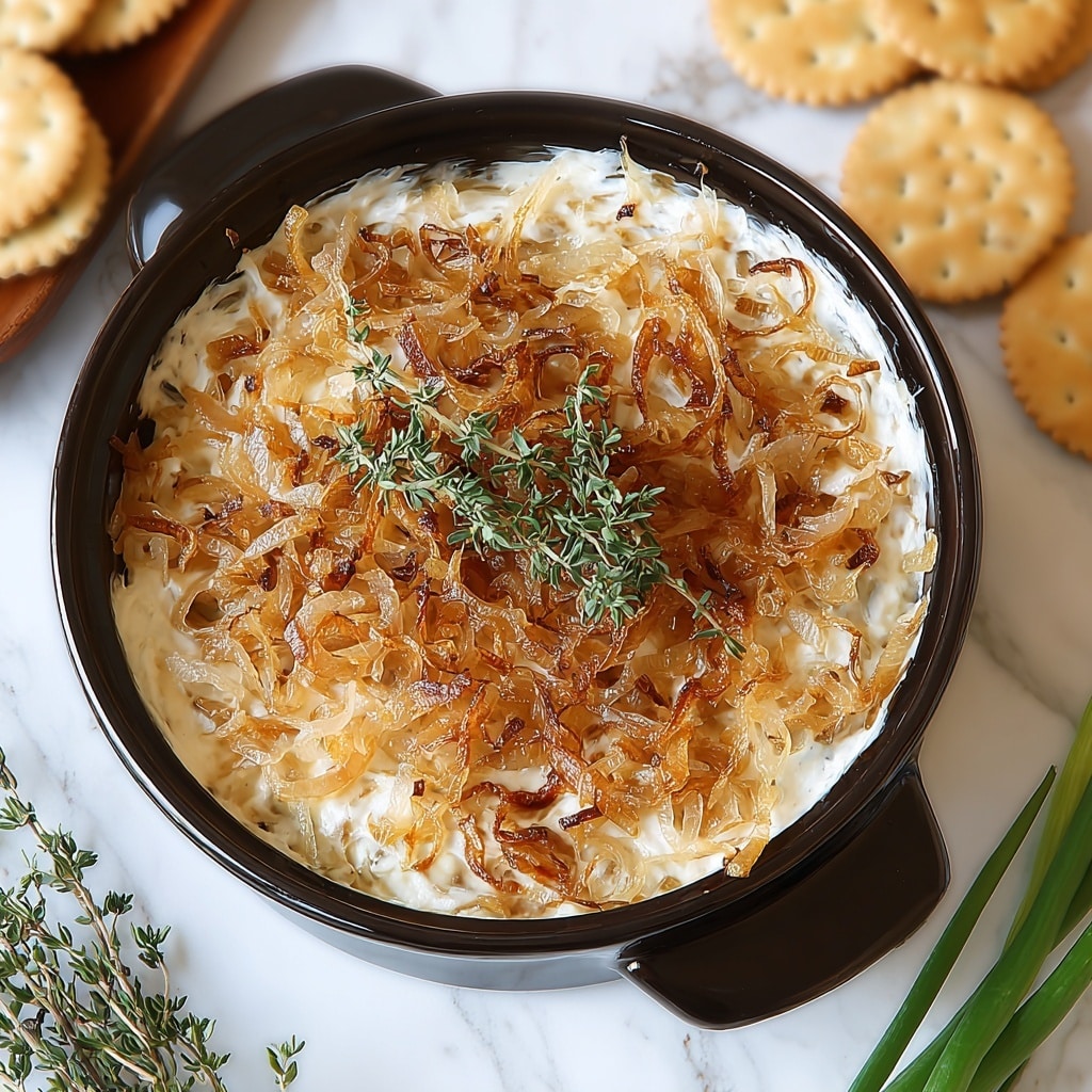 Creamy French Onion Dip Recipe - Recipe Image