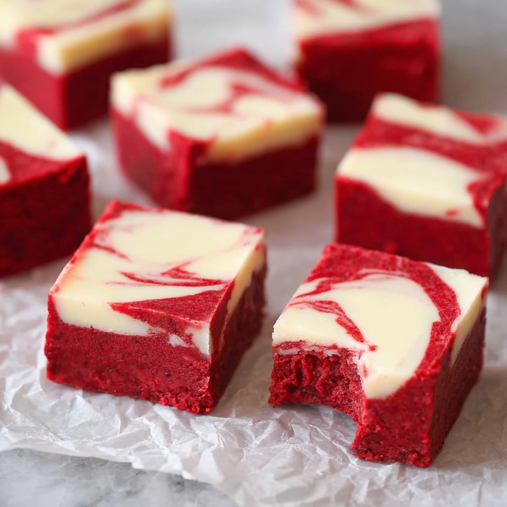 Cream Cheese Red Velvet Fudge Recipe - Recipe Image
