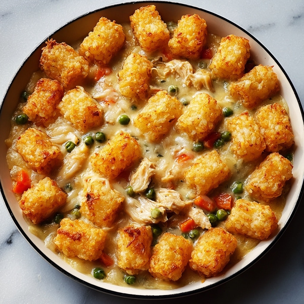 Tater Tot Chicken Pot Pie Recipe - Recipe Image