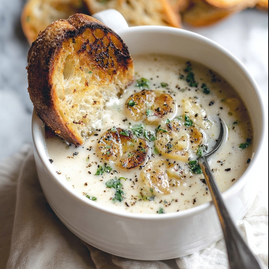 Country French Garlic Soup Recipe - Recipe Image