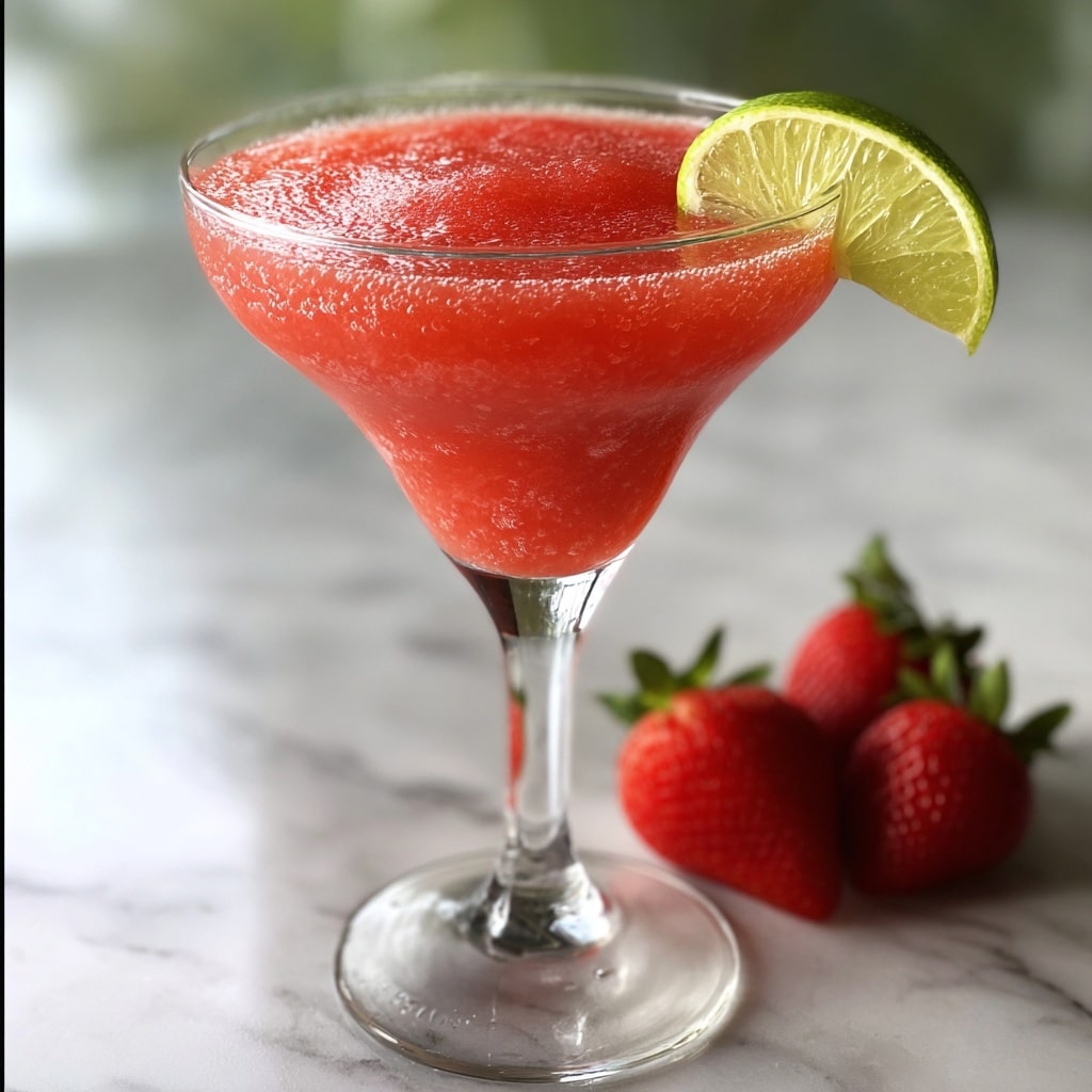 Easy Strawberry Daiquiri Recipe - Recipe Image
