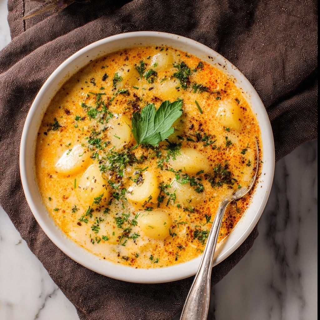 Creamy Chicken Gnocchi Soup Recipe - Recipe Image