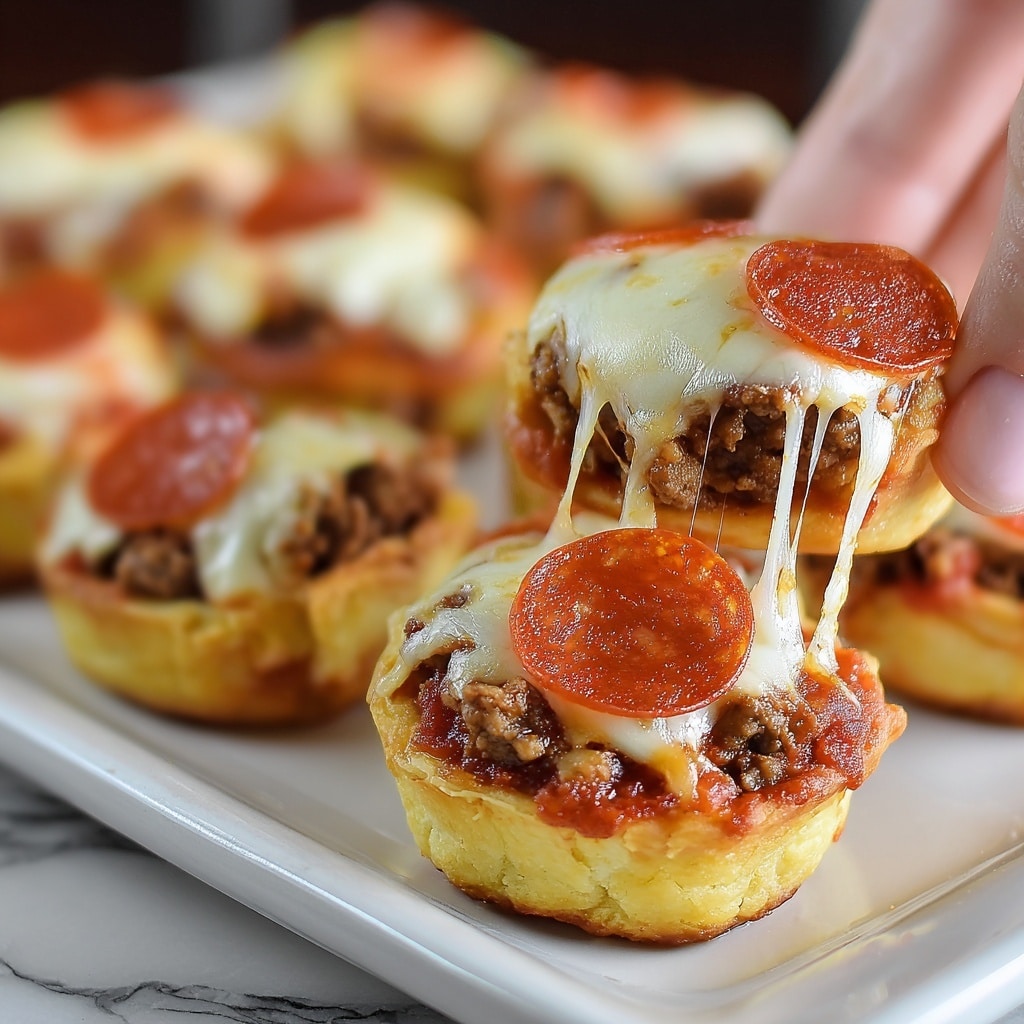 Bite-Sized Pepperoni & Sausage Pizza Puffs Recipe - Recipe Image