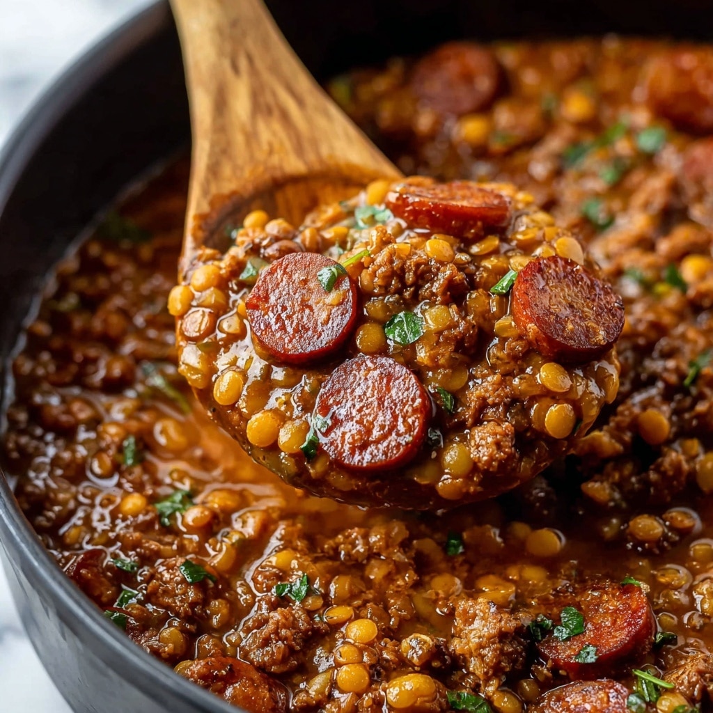 Kielbasa Cowboy Beans Recipe - Recipe Image