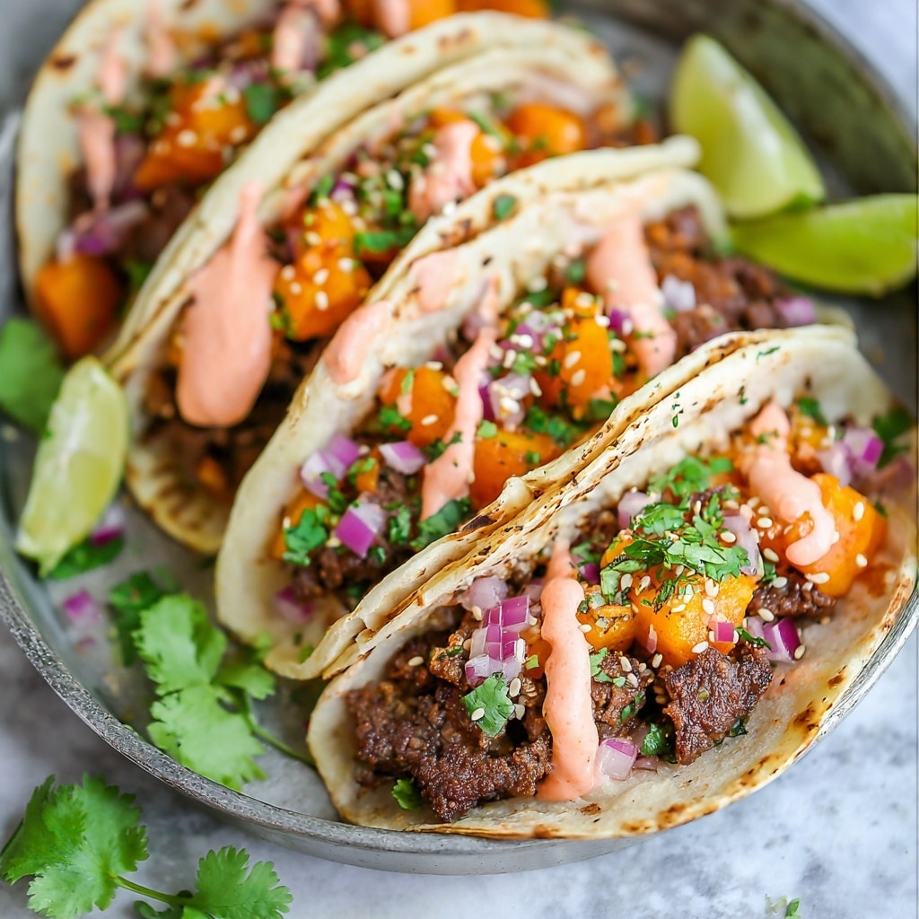 Korean Beef Tacos Recipe - Recipe Image