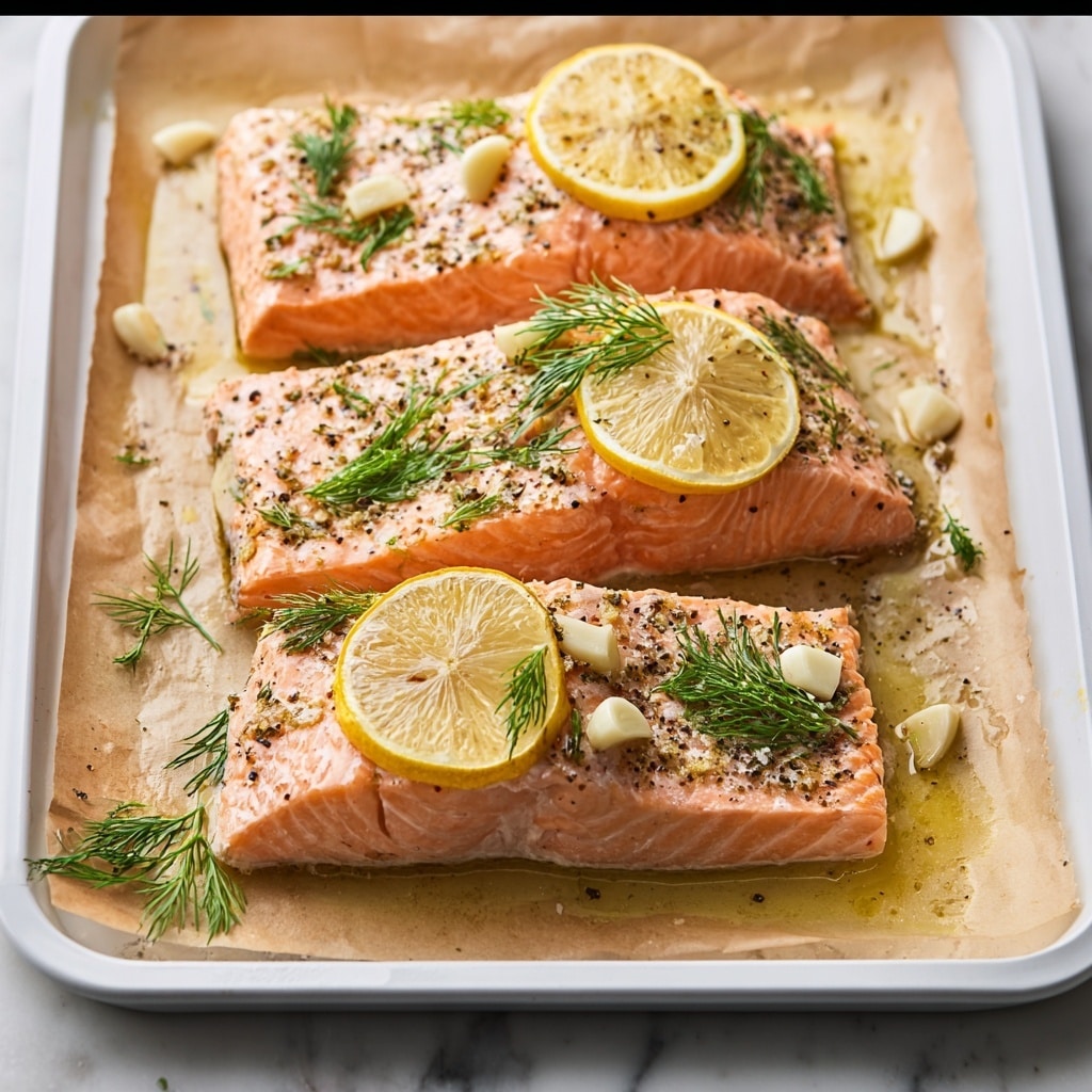 Salmon with Lemon and Dill Recipe - Recipe Image