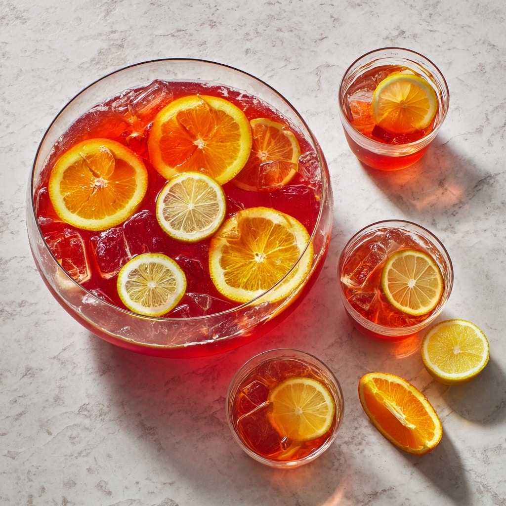 Sparkling Cranberry Punch Recipe - Recipe Image