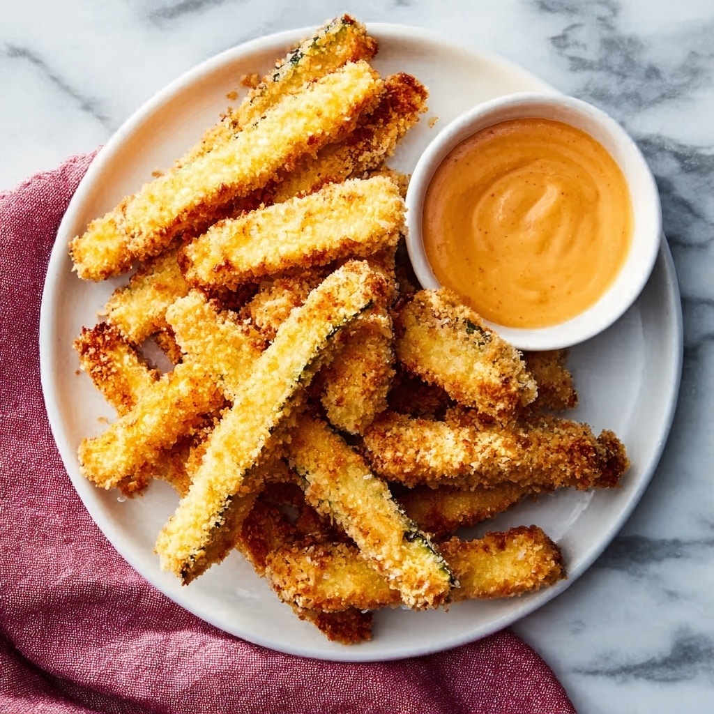 Crispy Air Fryer Parmesan Zucchini Fries Recipe - Recipe Image