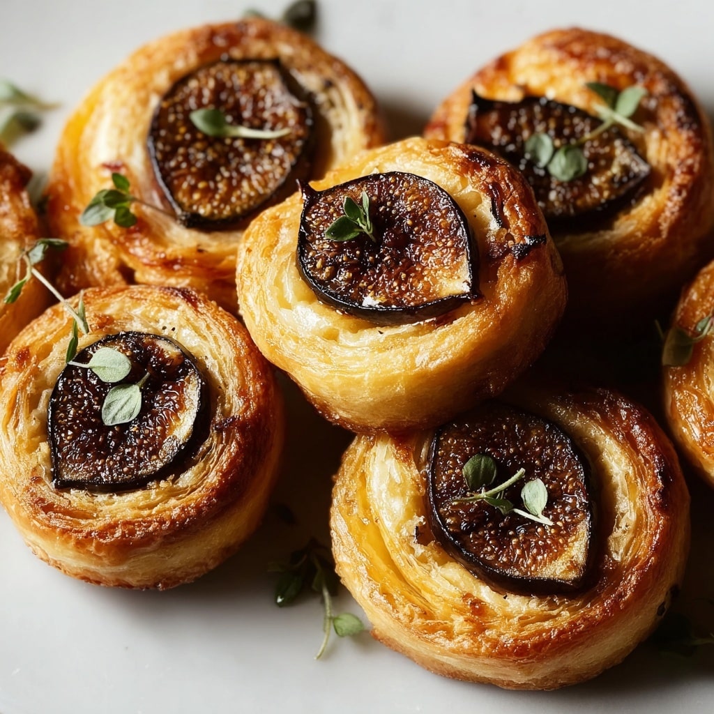 Fig and Goat Cheese Pinwheels Recipe - Recipe Image