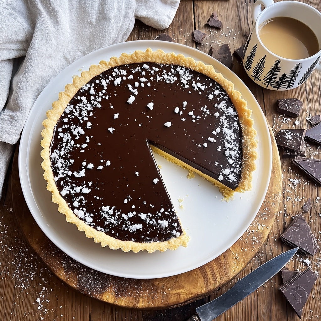 Dark Chocolate Tart Recipe - Recipe Image