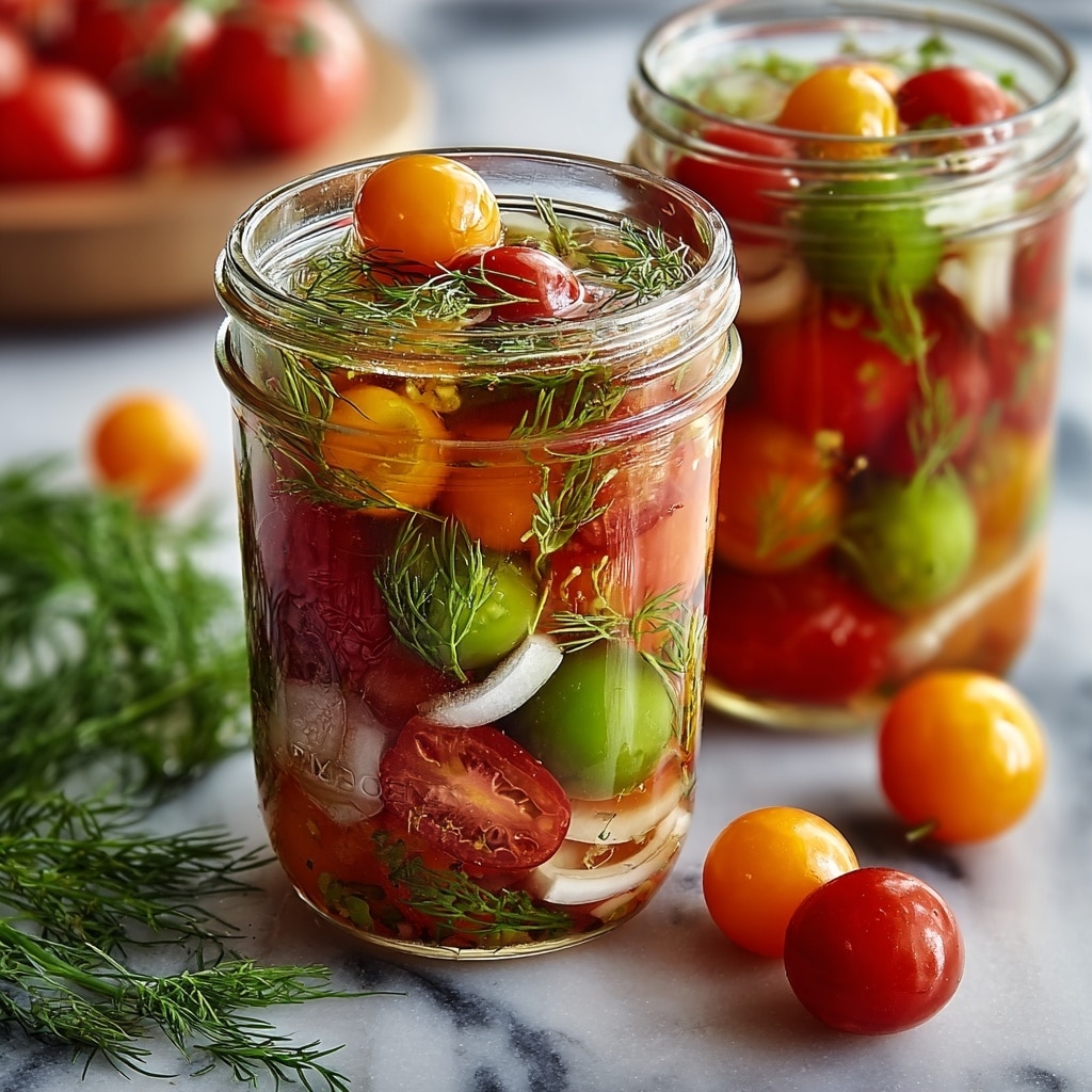Pickled Cherry Tomatoes Recipe - Recipe Image