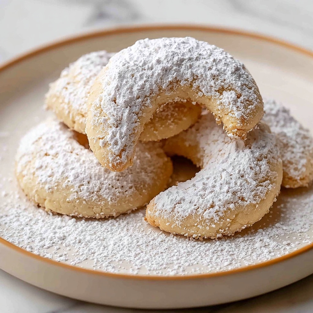Almond Crescent Cookies Recipe - Recipe Image