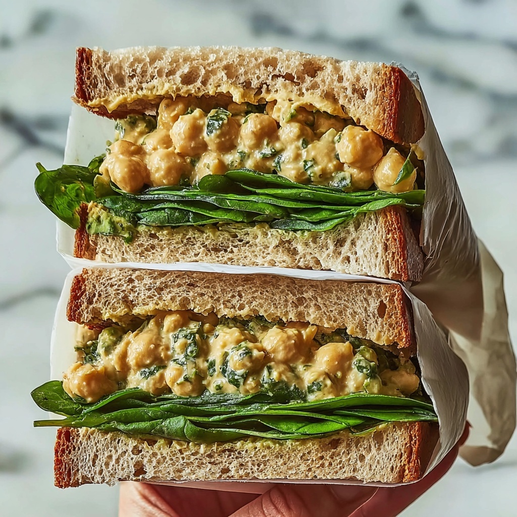 Blistered Shishito Pepper Chickpea Salad Sandwich Recipe - Recipe Image