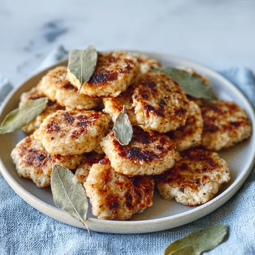 Homemade Ground Chicken Sausage Patties Recipe - Recipe Image