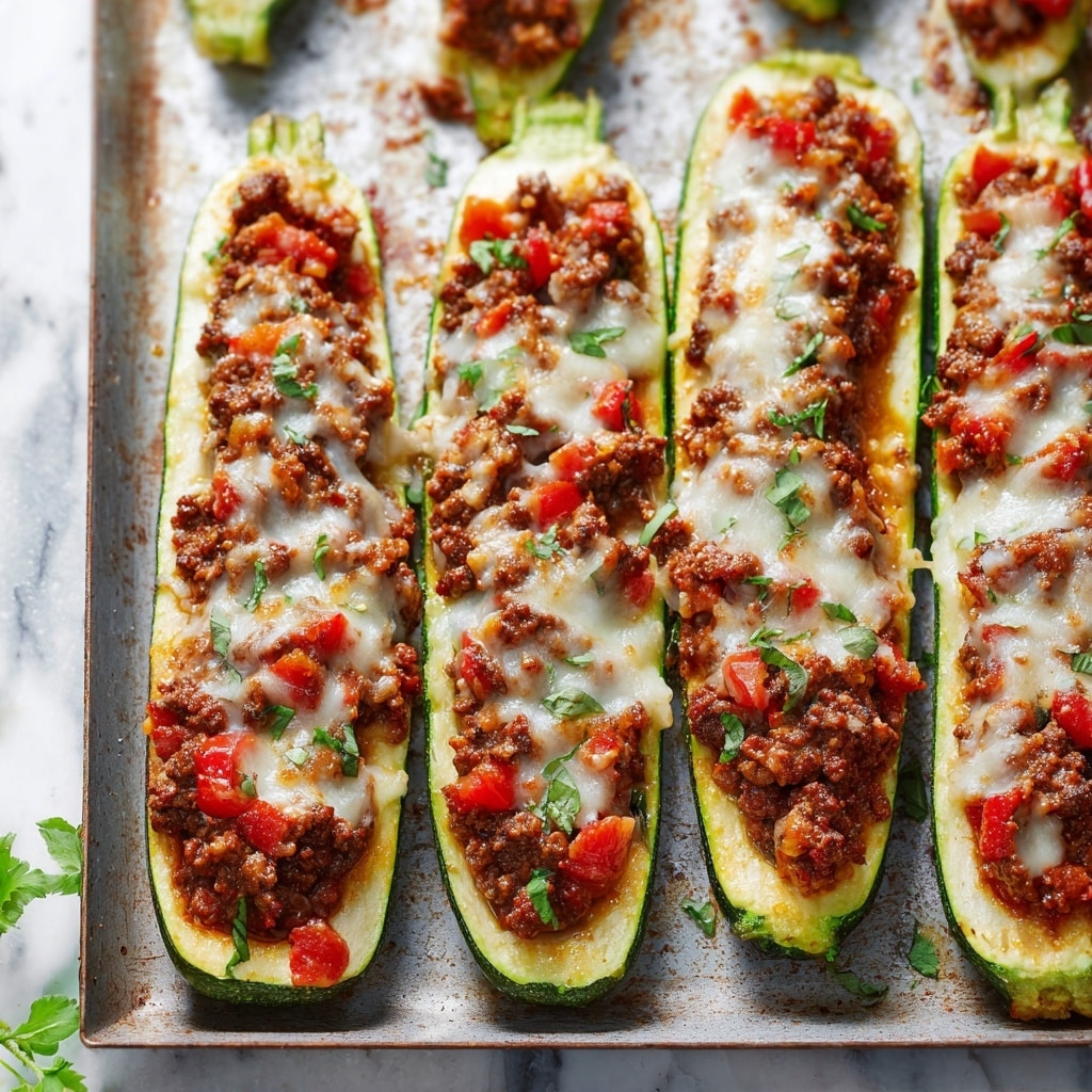 Sausage Zucchini Boats Recipe - Recipe Image