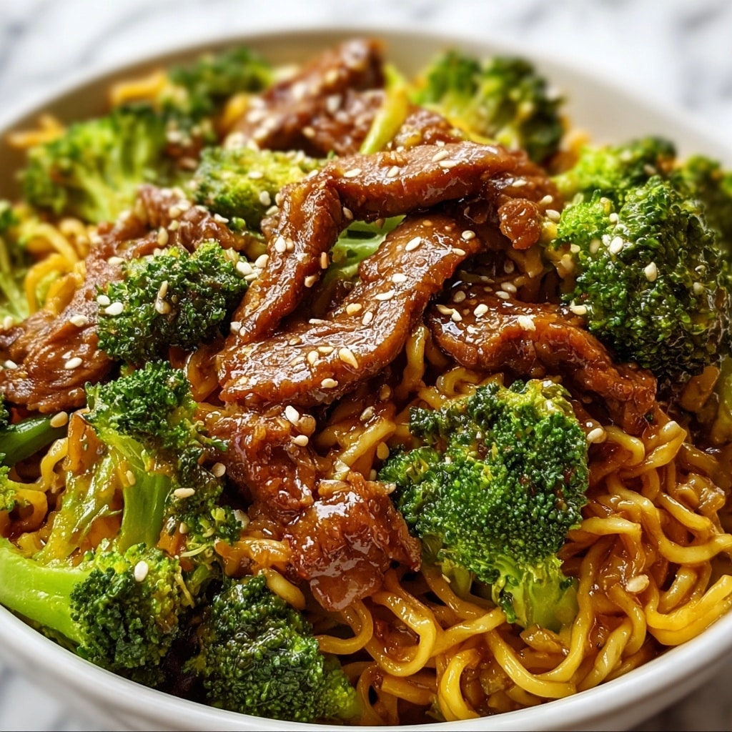 Beef and Broccoli Ramen Stir Fry Recipe - Recipe Image