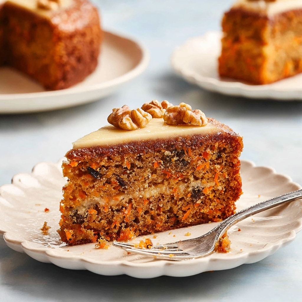 Carrot Walnut Cake Recipe - Recipe Image