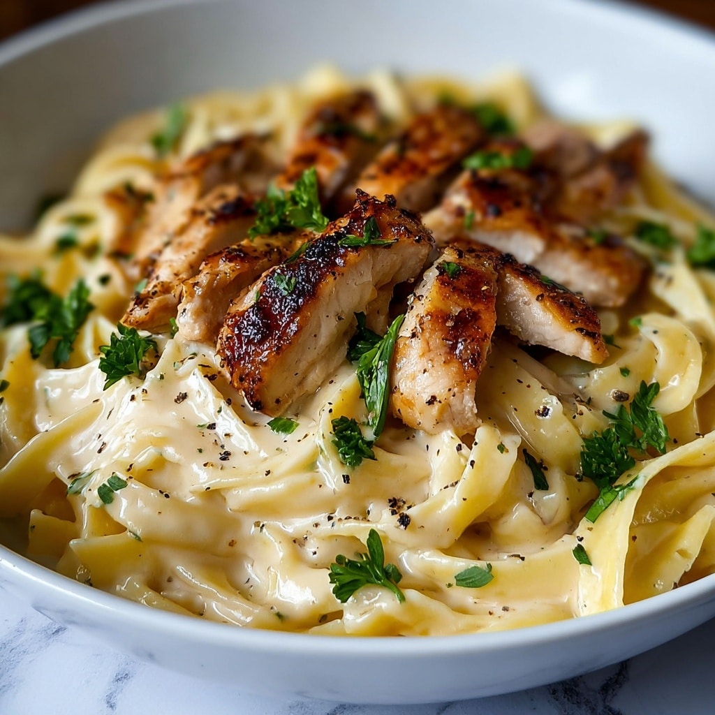 Creamy Ricotta Chicken Pasta: A Deliciously Easy Dinner Recipe - Recipe Image