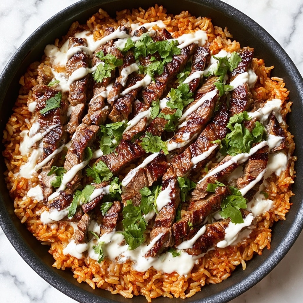 Cheesy Steak & Cilantro Lime Rice Burritos Recipe - Recipe Image