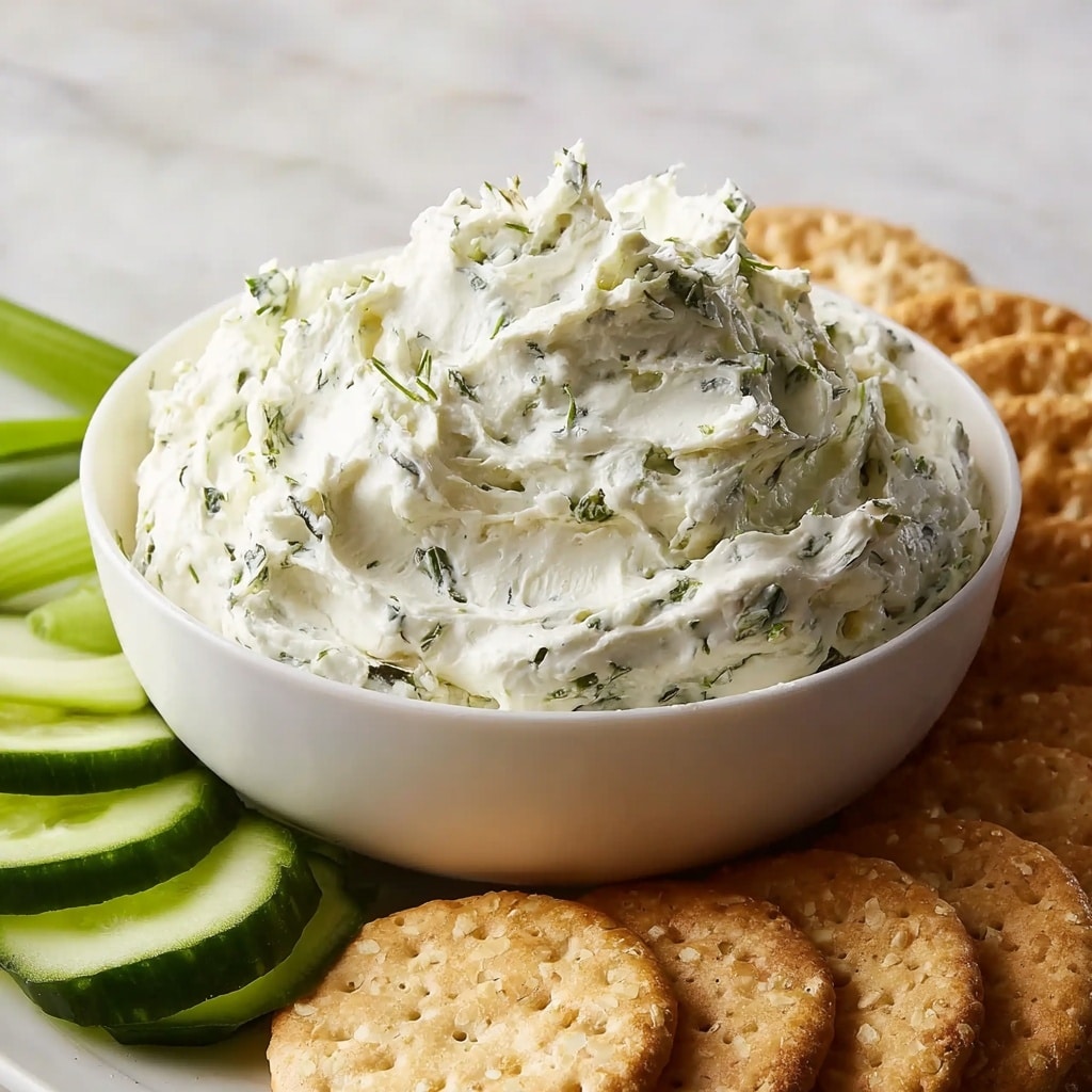 Cucumber Cream Cheese Spread Recipe - Recipe Image