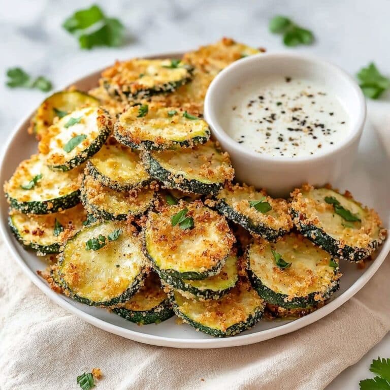 Crispy Baked Zucchini Chips Recipe