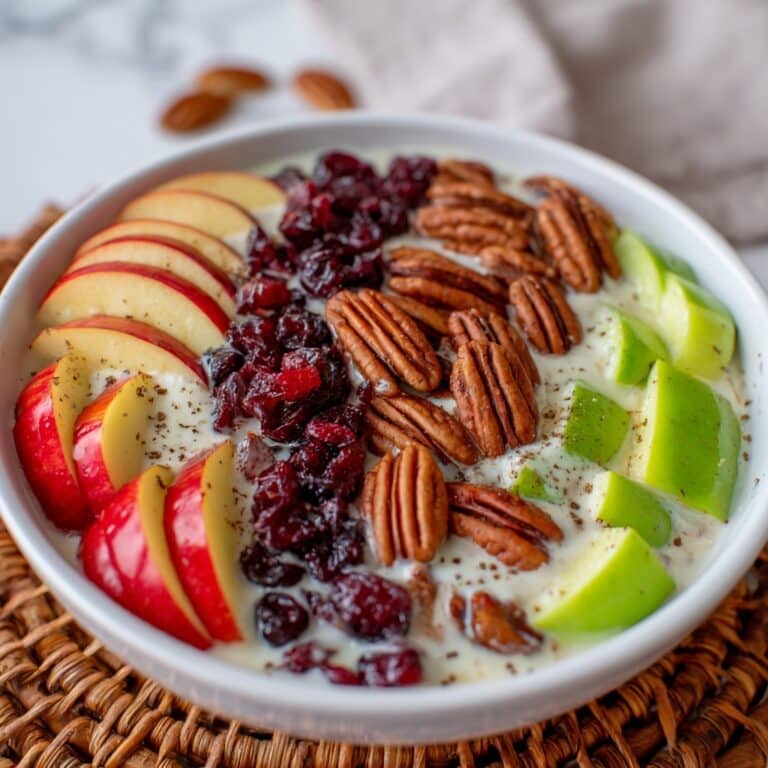 Apple Salad with Honeycrisp, Grapes, Pecans, and Cranberries Recipe