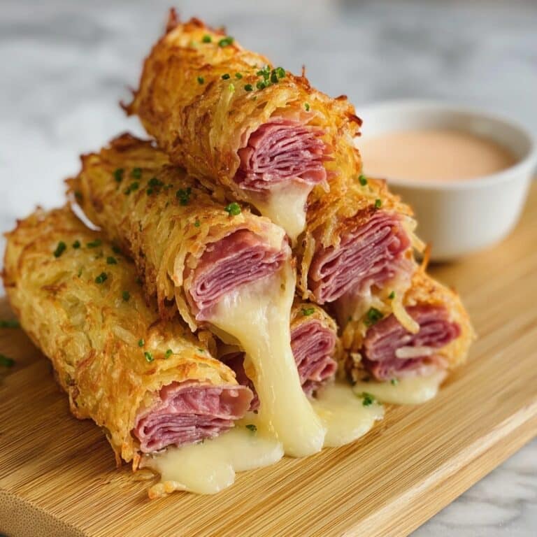 Keto Crispy Reuben Roll-Ups Recipe