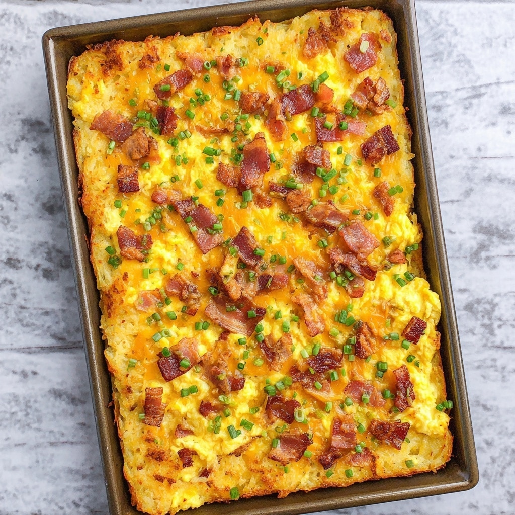 Hash Brown Breakfast Pizza Recipe