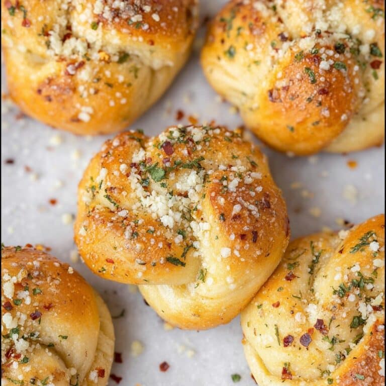 Garlic Parmesan Knots Recipe
