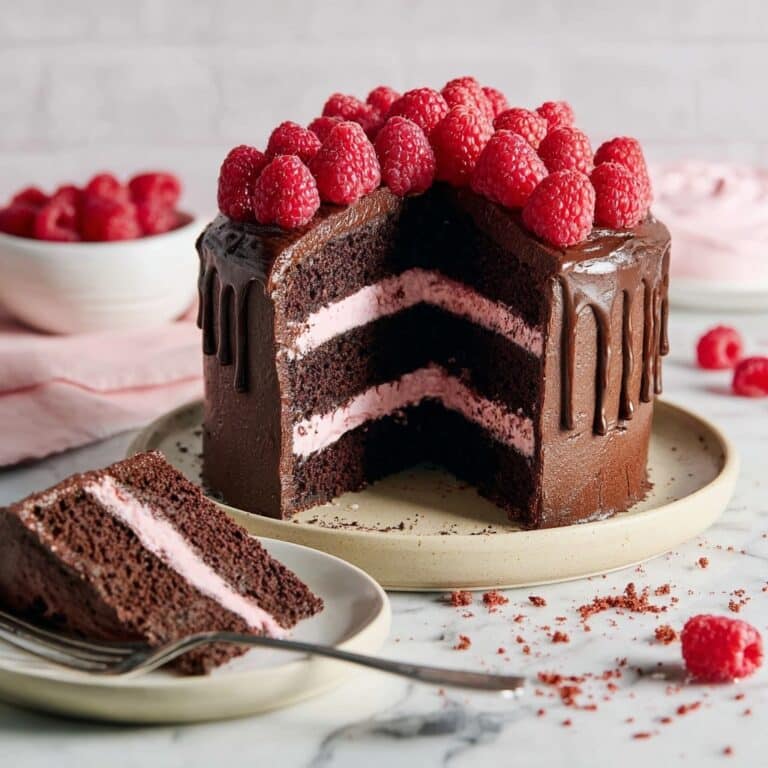 Vegan Raspberry Chocolate Cake Recipe