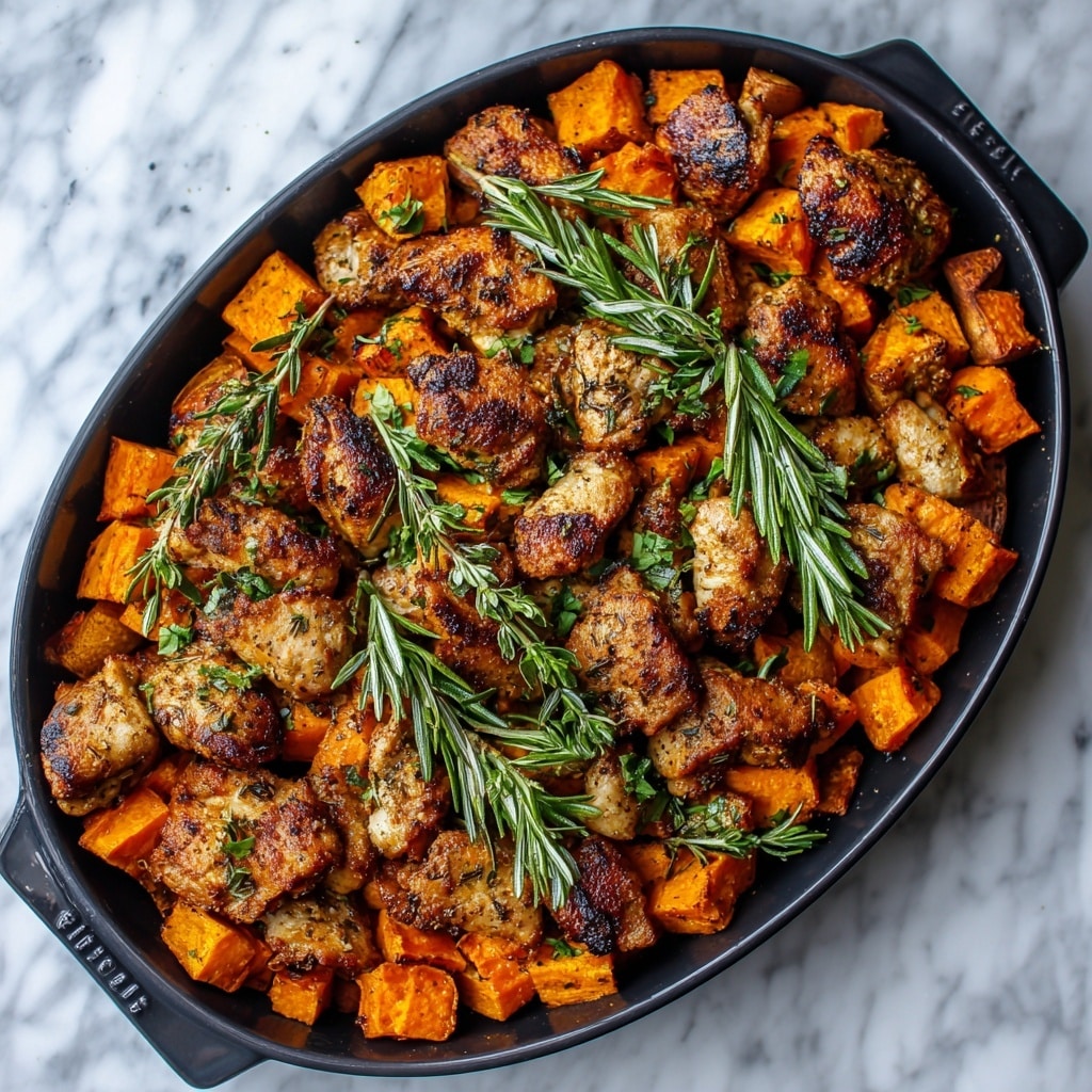 One-Pan Chicken and Sweet Potato Skillet Recipe