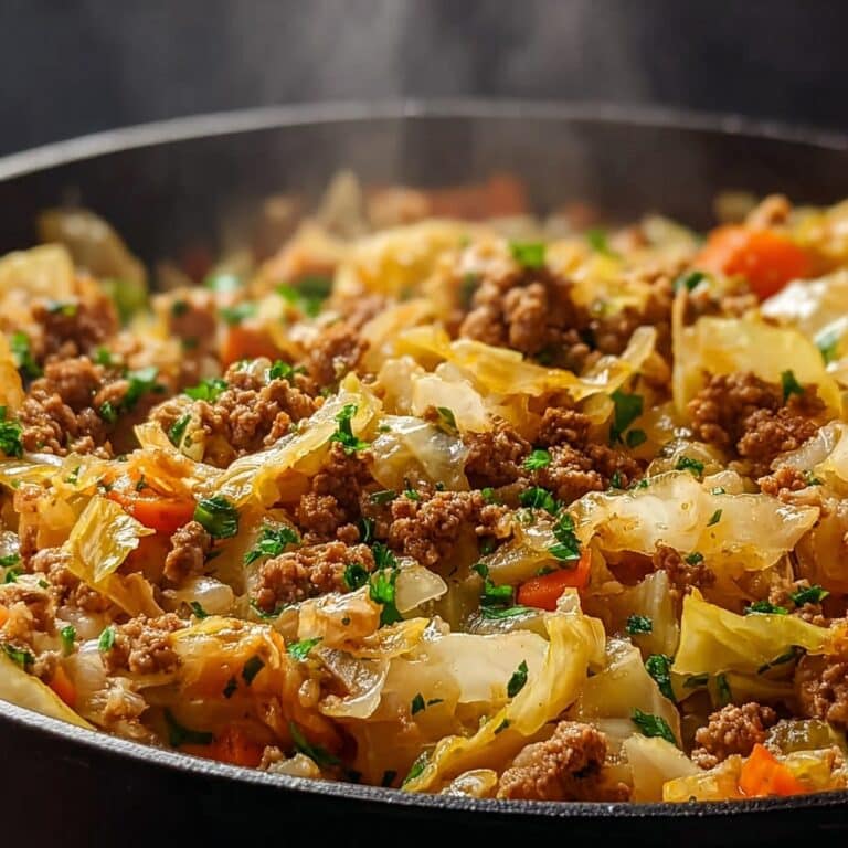 Ground Turkey Cabbage Skillet Recipe